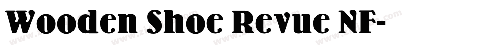 Wooden Shoe Revue NF字体转换